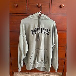 Brandy Melville Sage Green Maine Hoodie